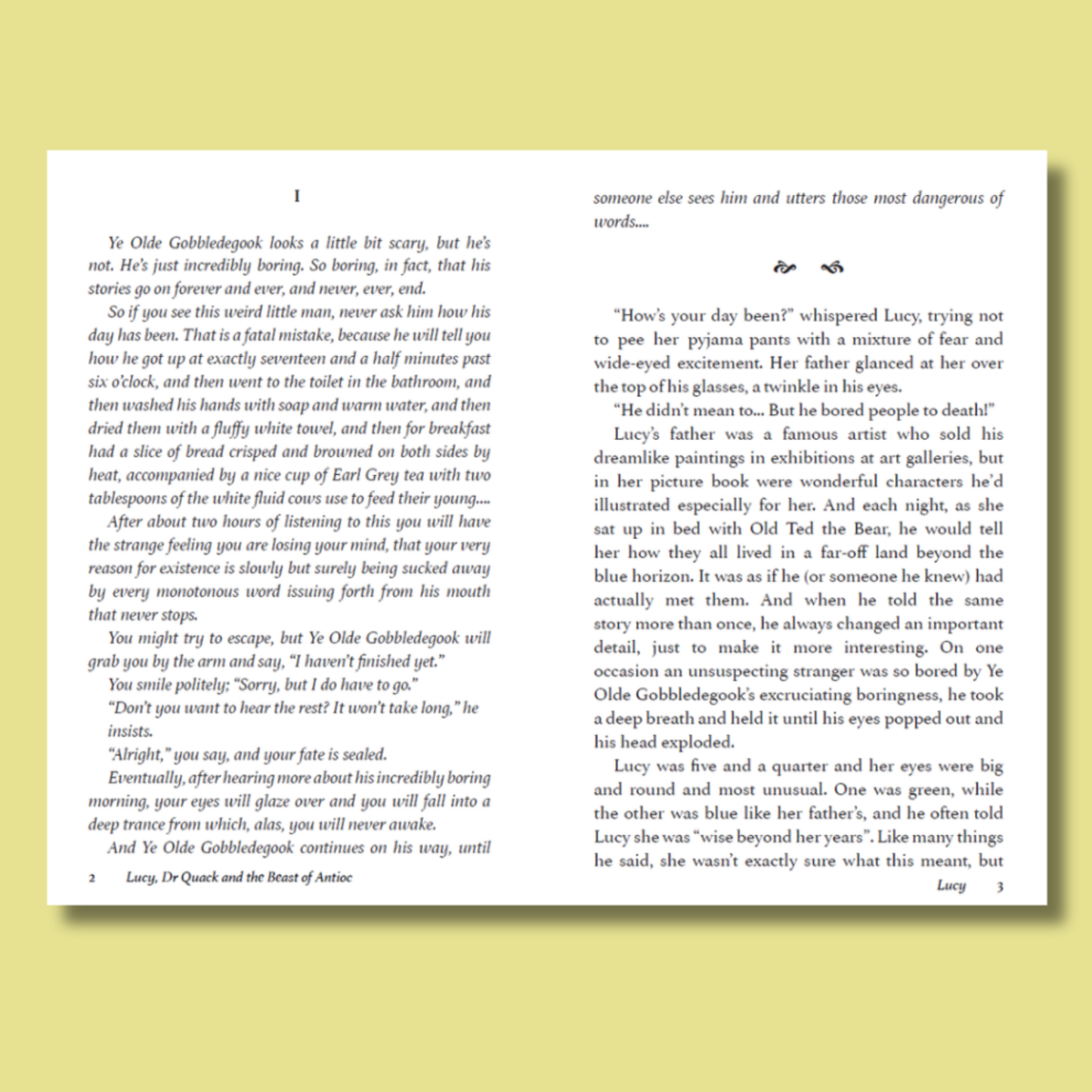 Lucy, Dr Quack and the Beast of Antioc by Christopher Fitchett