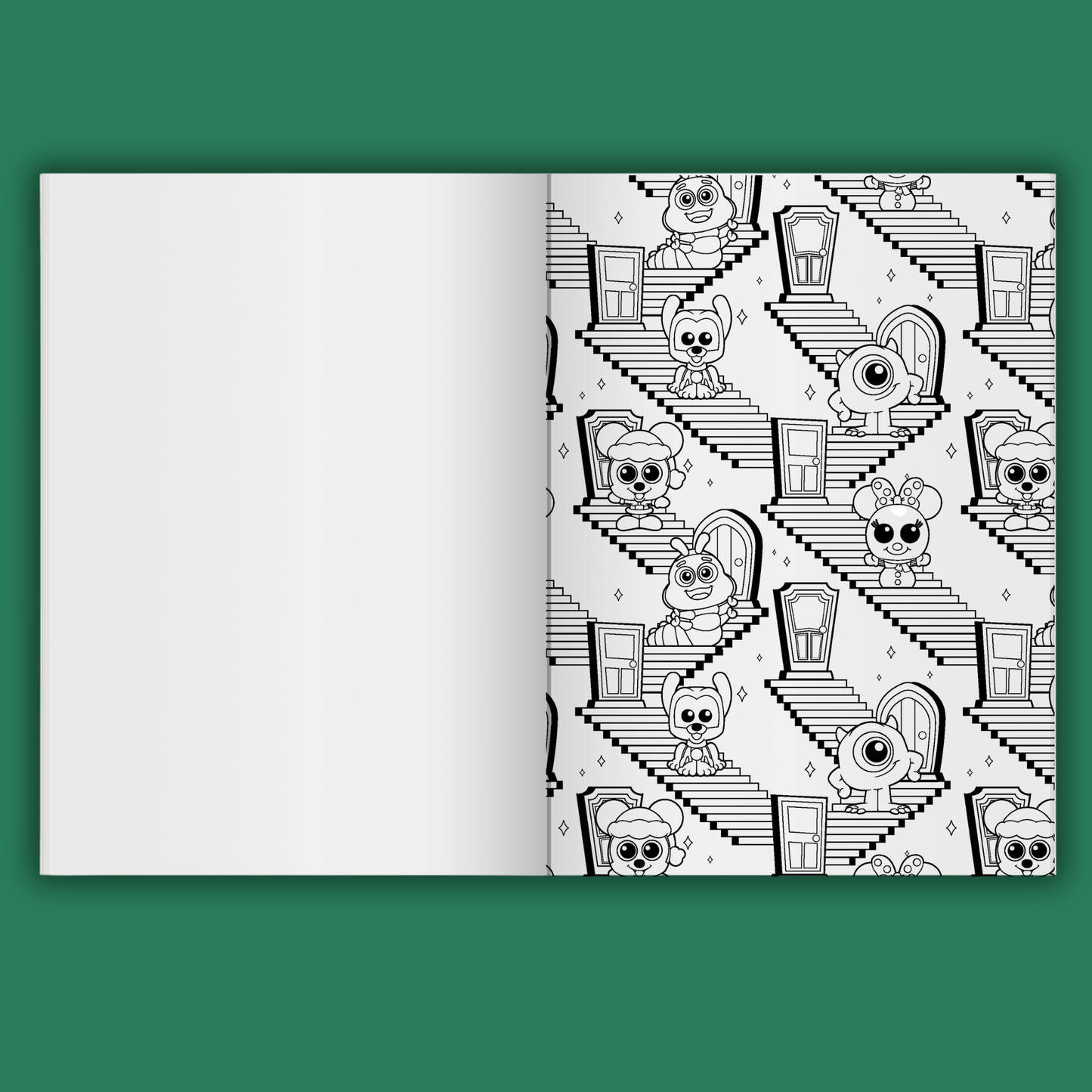 Disney Doorables Christmas Magic Colouring Book