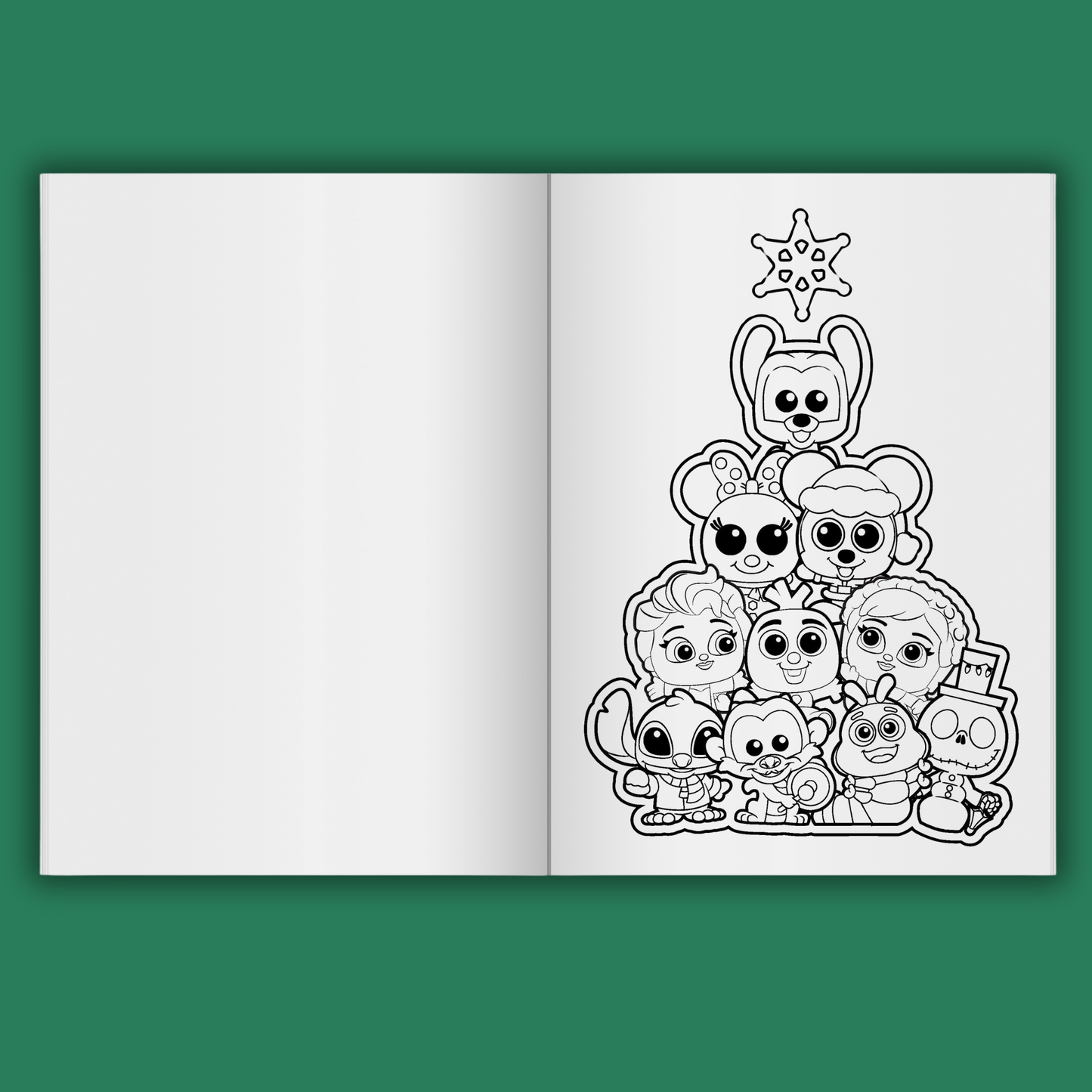 Disney Doorables Christmas Magic Colouring Book