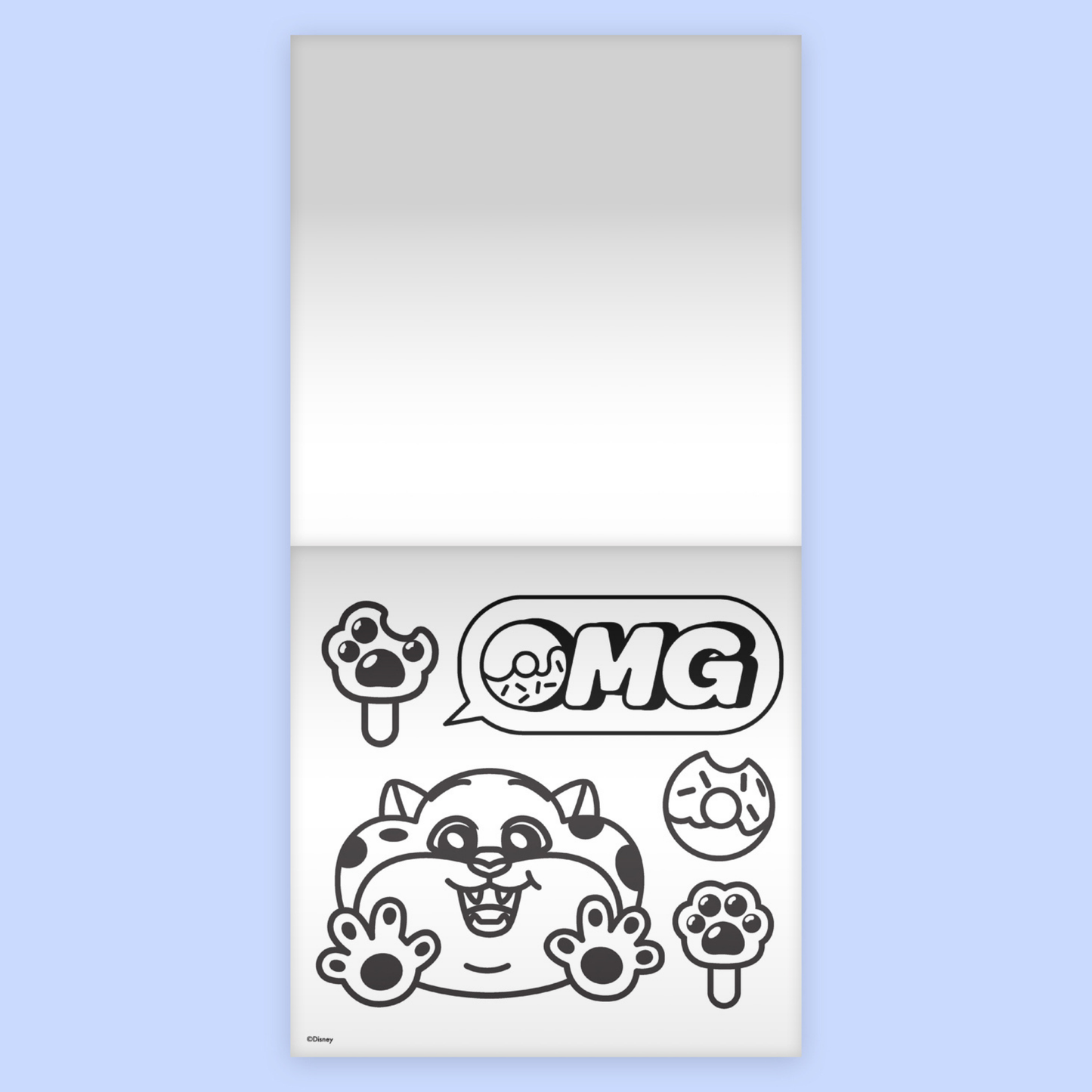 Disney Zootopia 2 Pack Mini Cosy Colouring Books