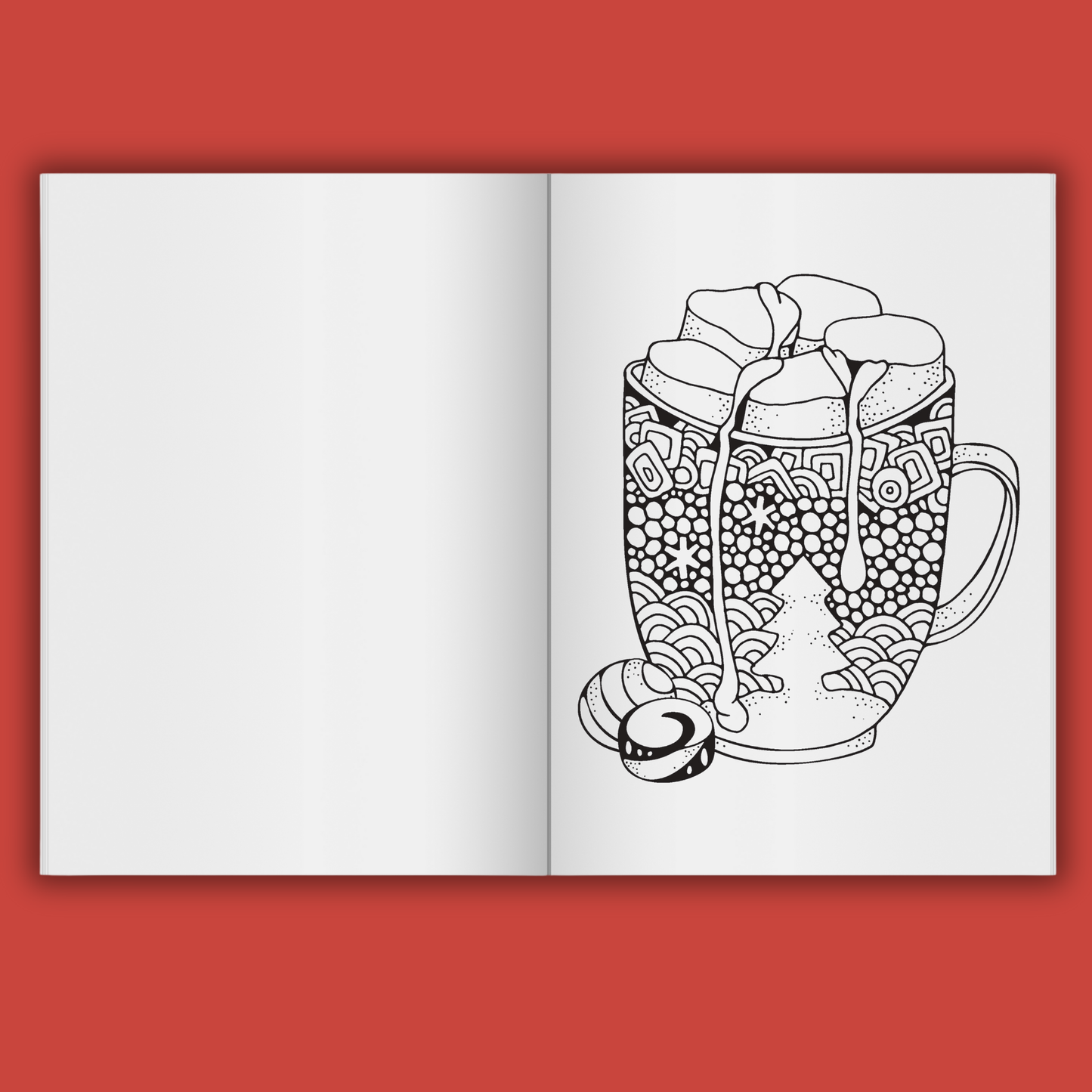 Cosy Christmas Colouring Book