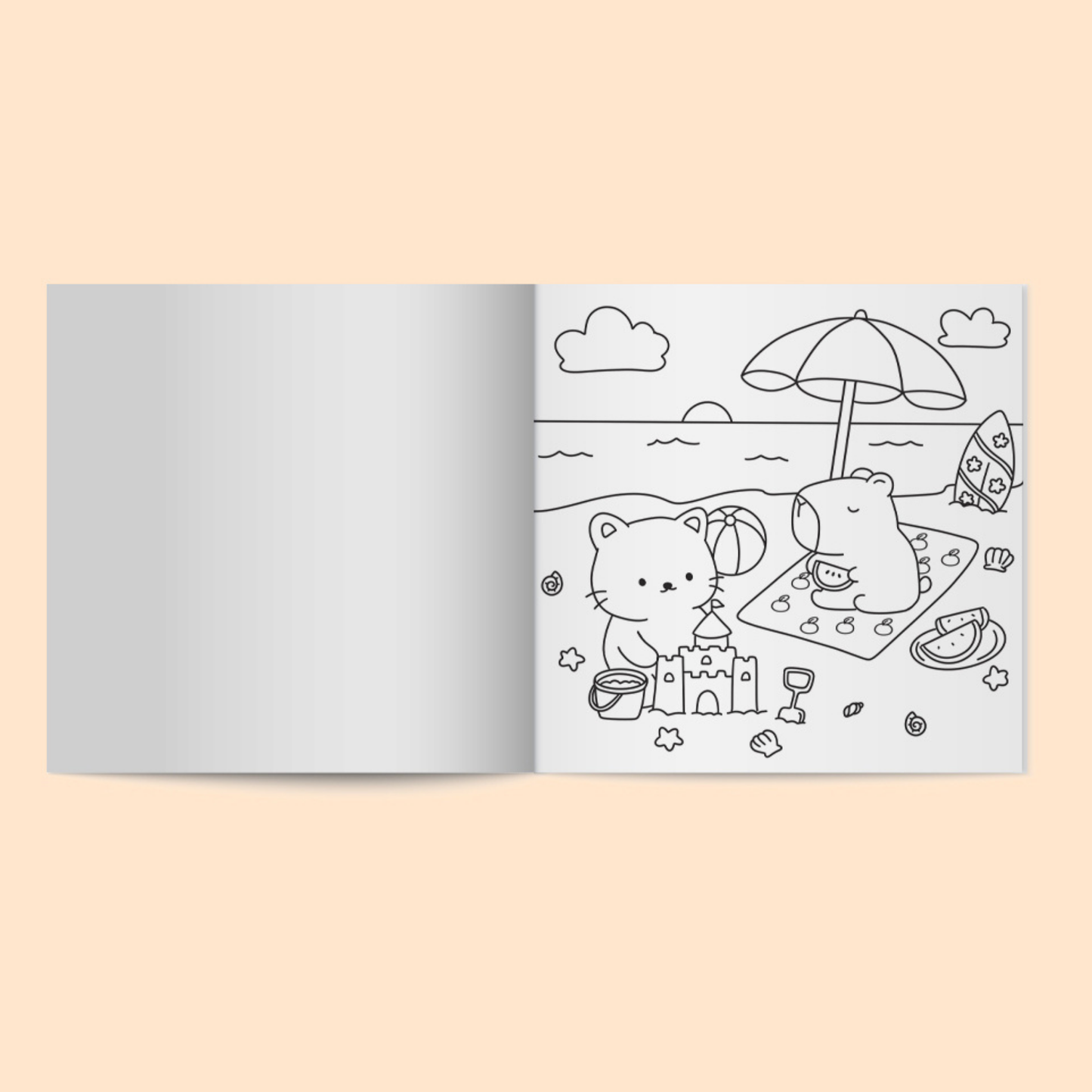 Snug Life: A Cosy Colouring Book and Markers