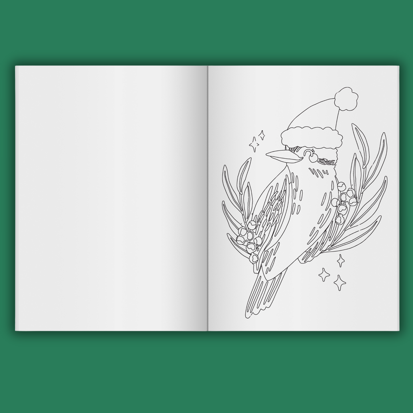 Christmas Down Under Colouring Book