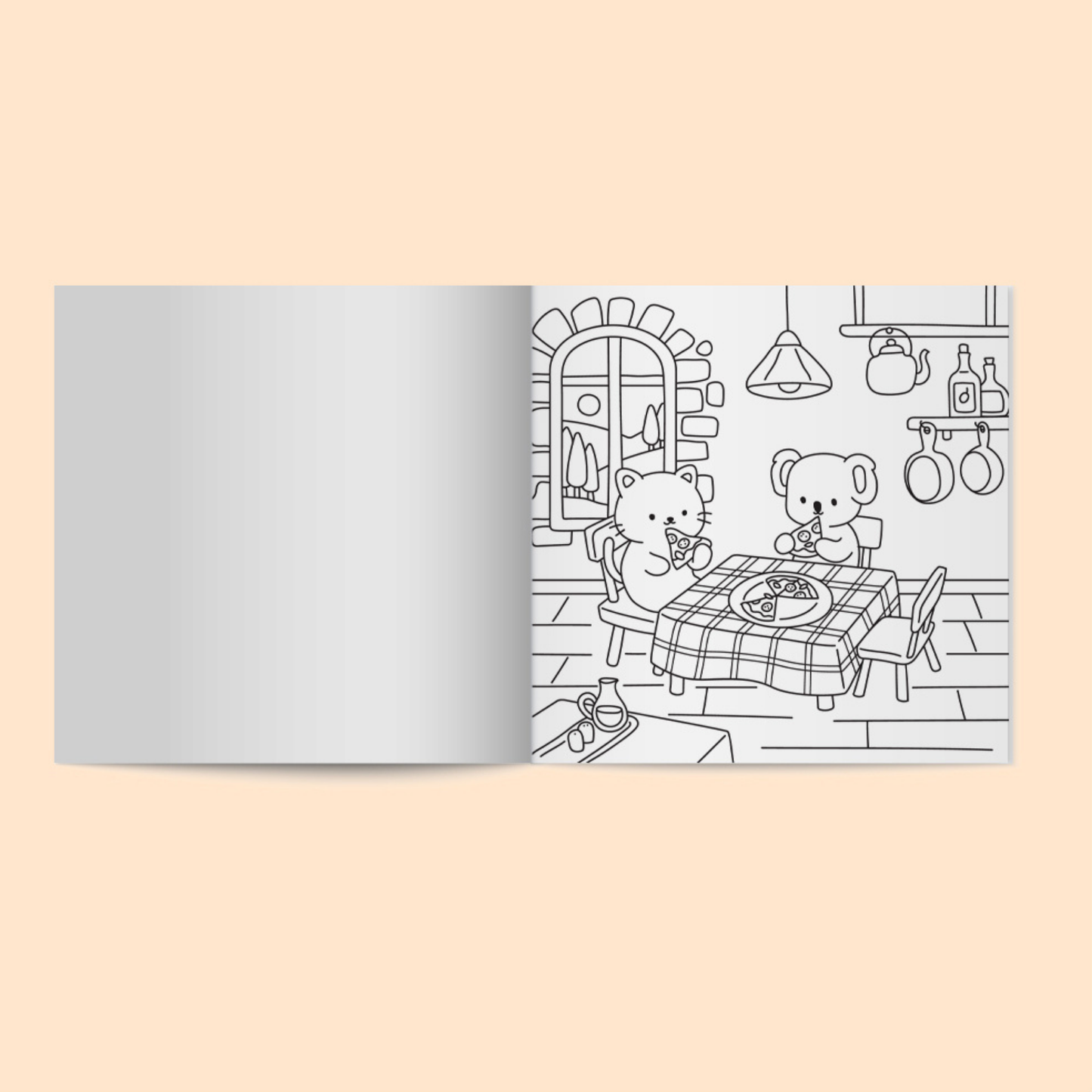 Snug Life: A Cosy Colouring Book and Markers