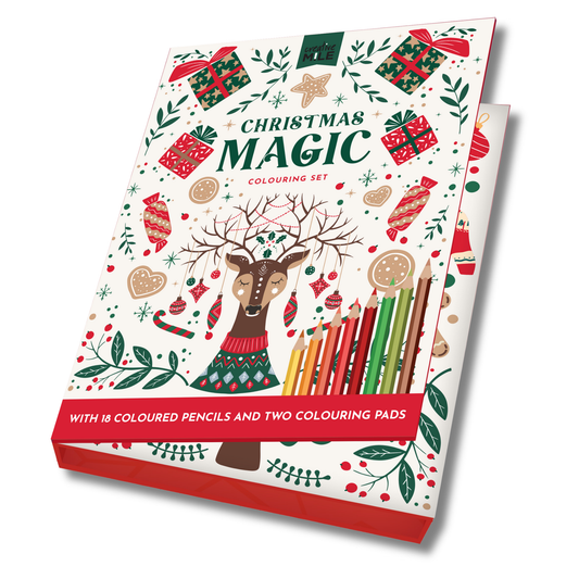 Christmas Magic Adult Colouring Set