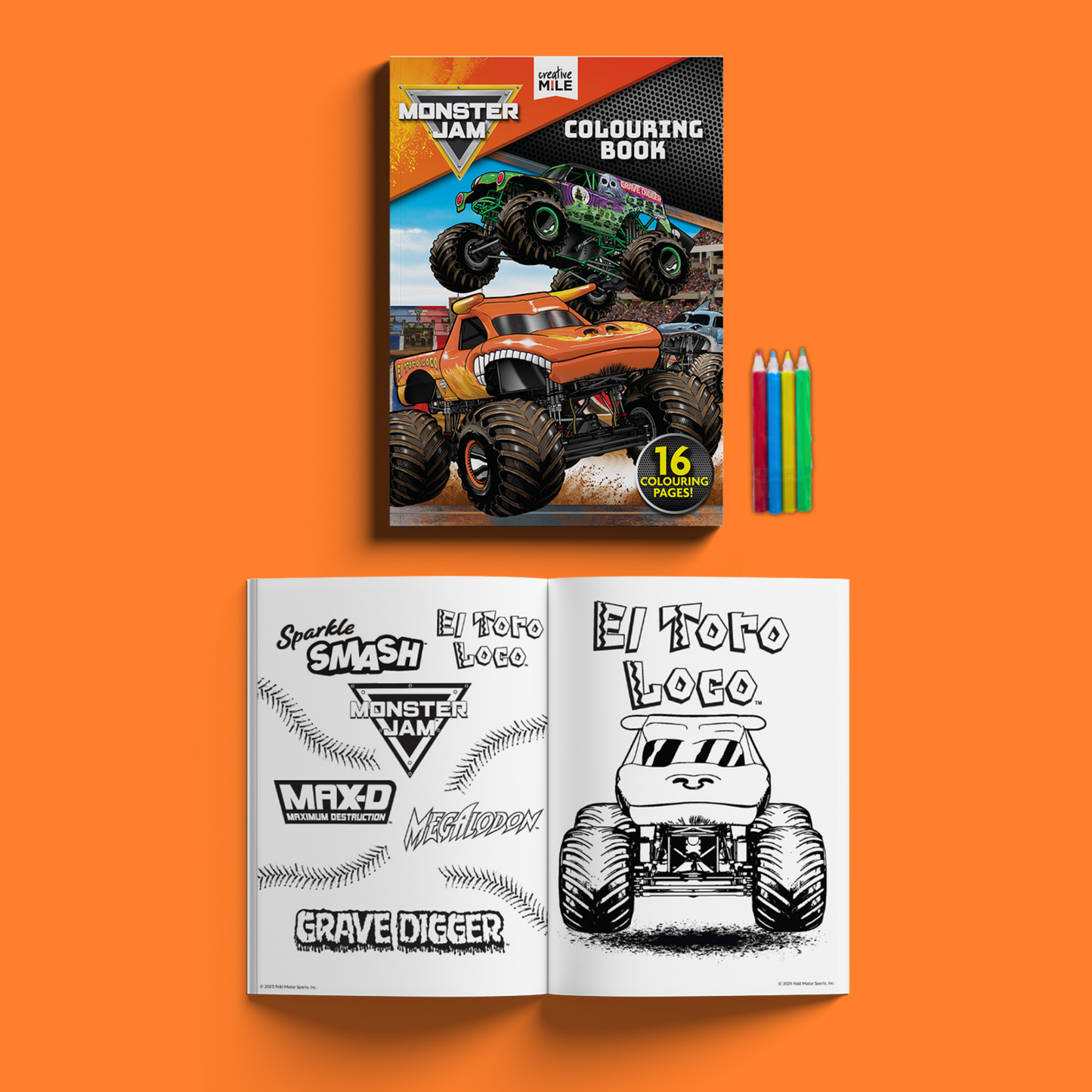 Monster Jam Activity Bag