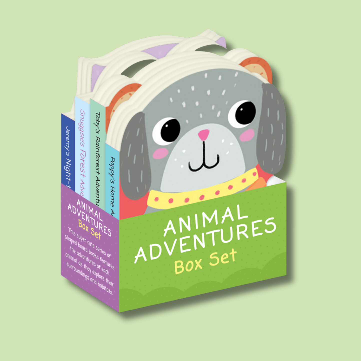 Animal Adventures 4 Board Book Slipcase