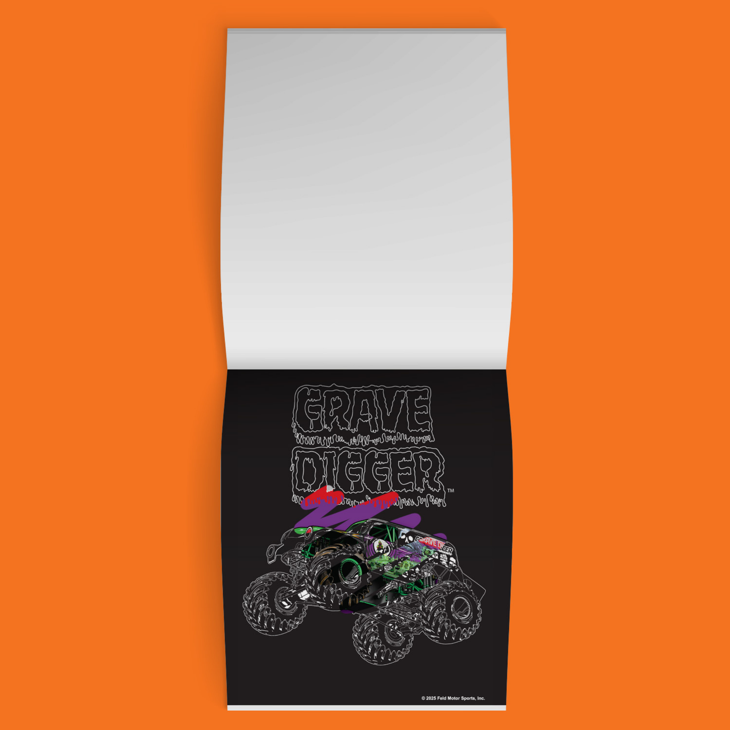 Monster Jam Colour and Scratch Book