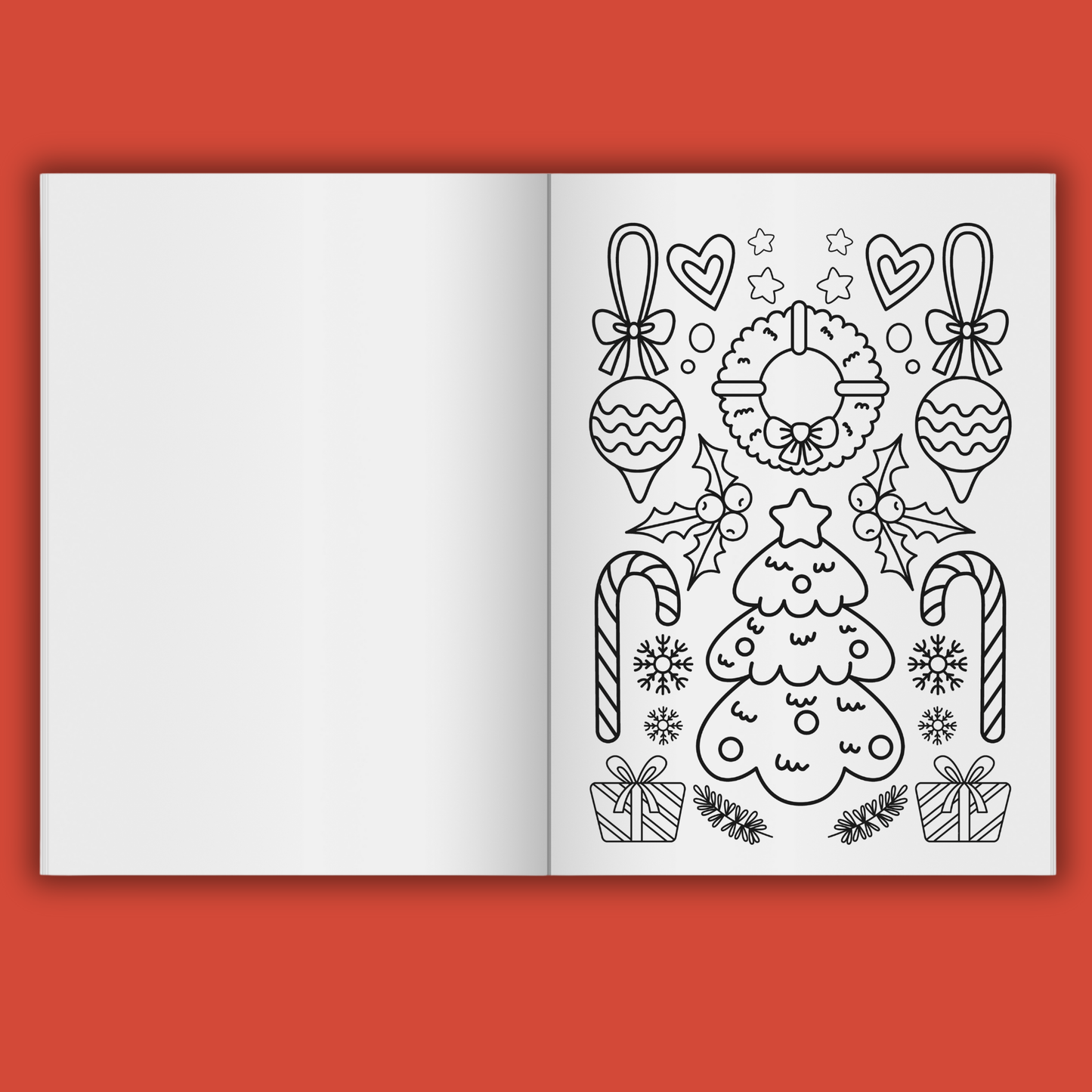 Merry Christmas Colouring Book