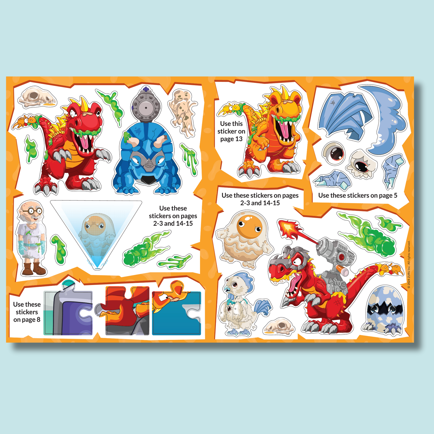 Smashers Dino World Sticker Activity Book