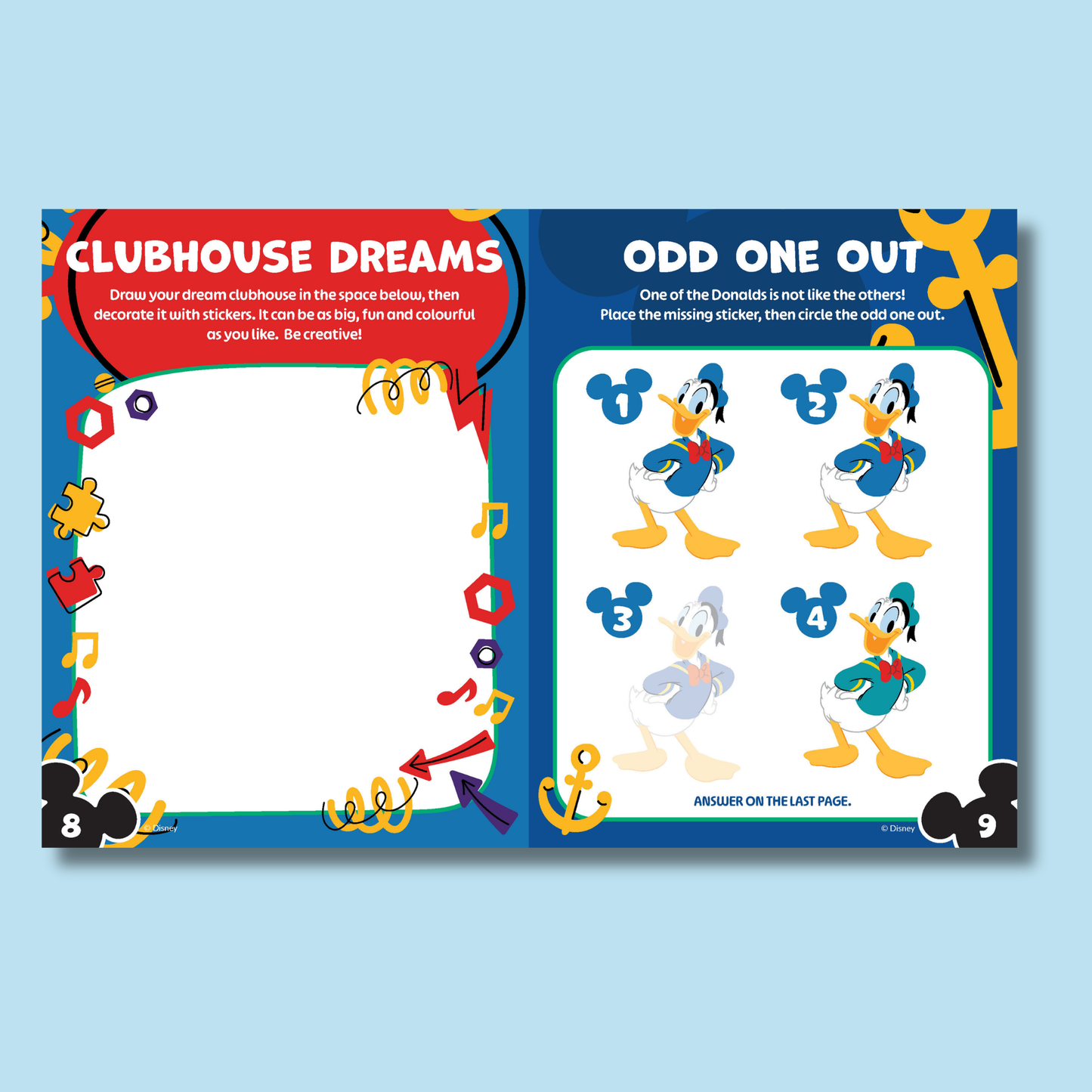 Disney Jr Mickey Mouse Clubhouse Sticker Activity Book