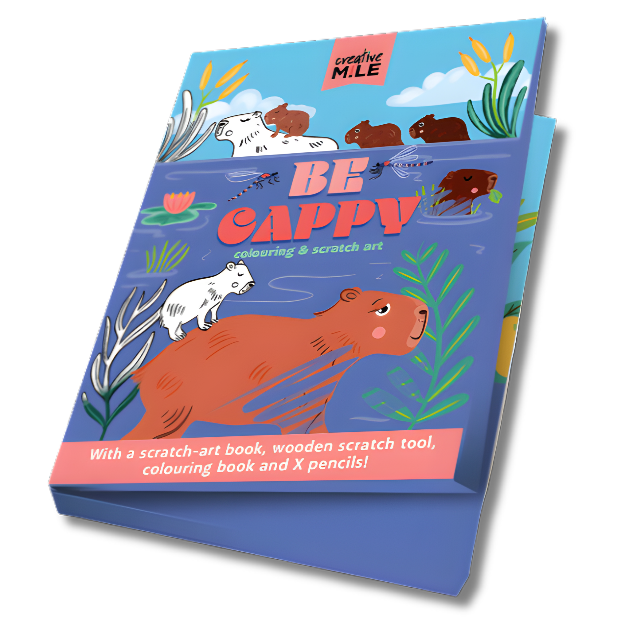 Be Cappy Colour and Scratch Book