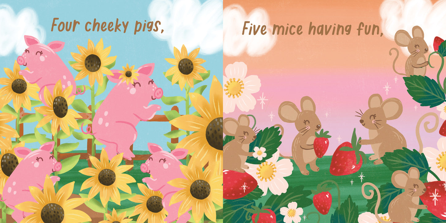 1-2-3 Count Along Adventure Garden Harvest by Christie Williams