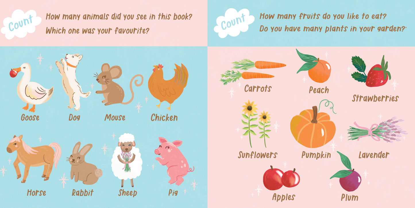 1-2-3 Count Along Adventure Garden Harvest by Christie Williams