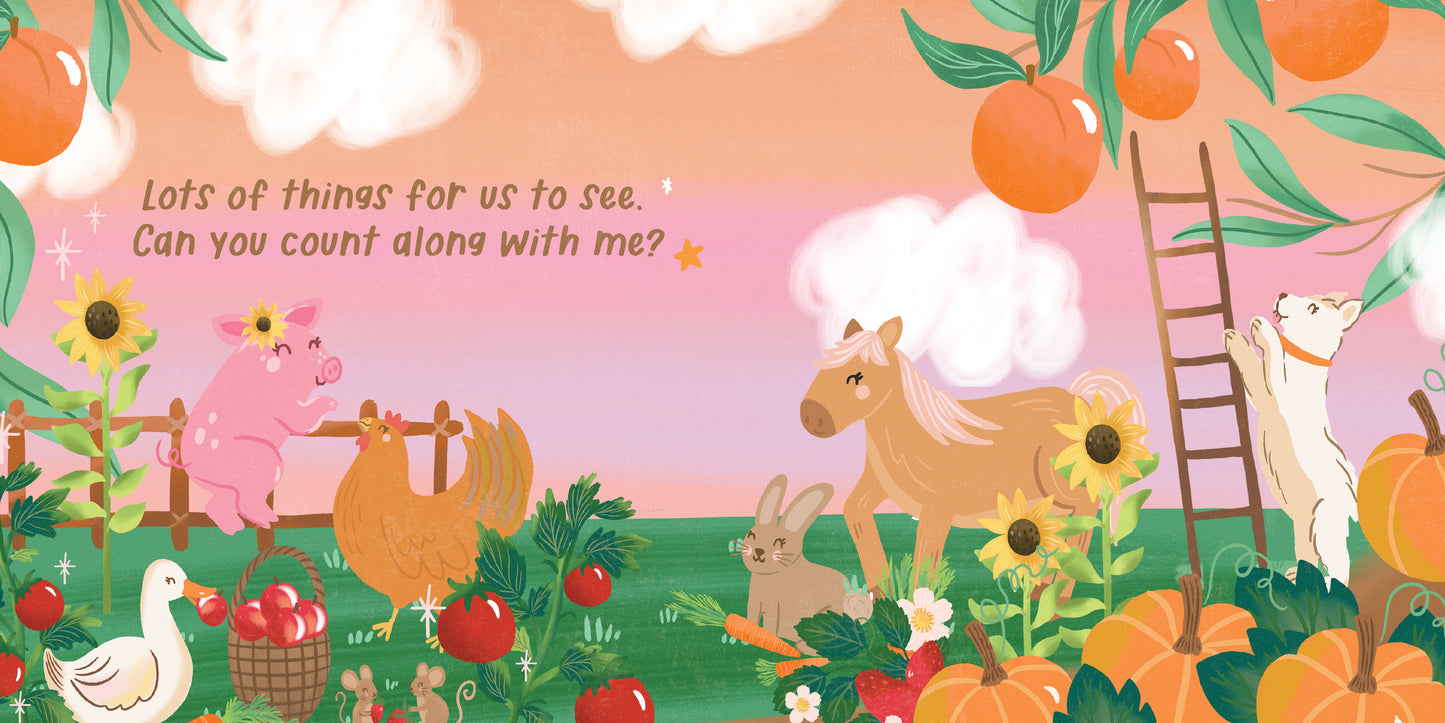 1-2-3 Count Along Adventure Garden Harvest by Christie Williams