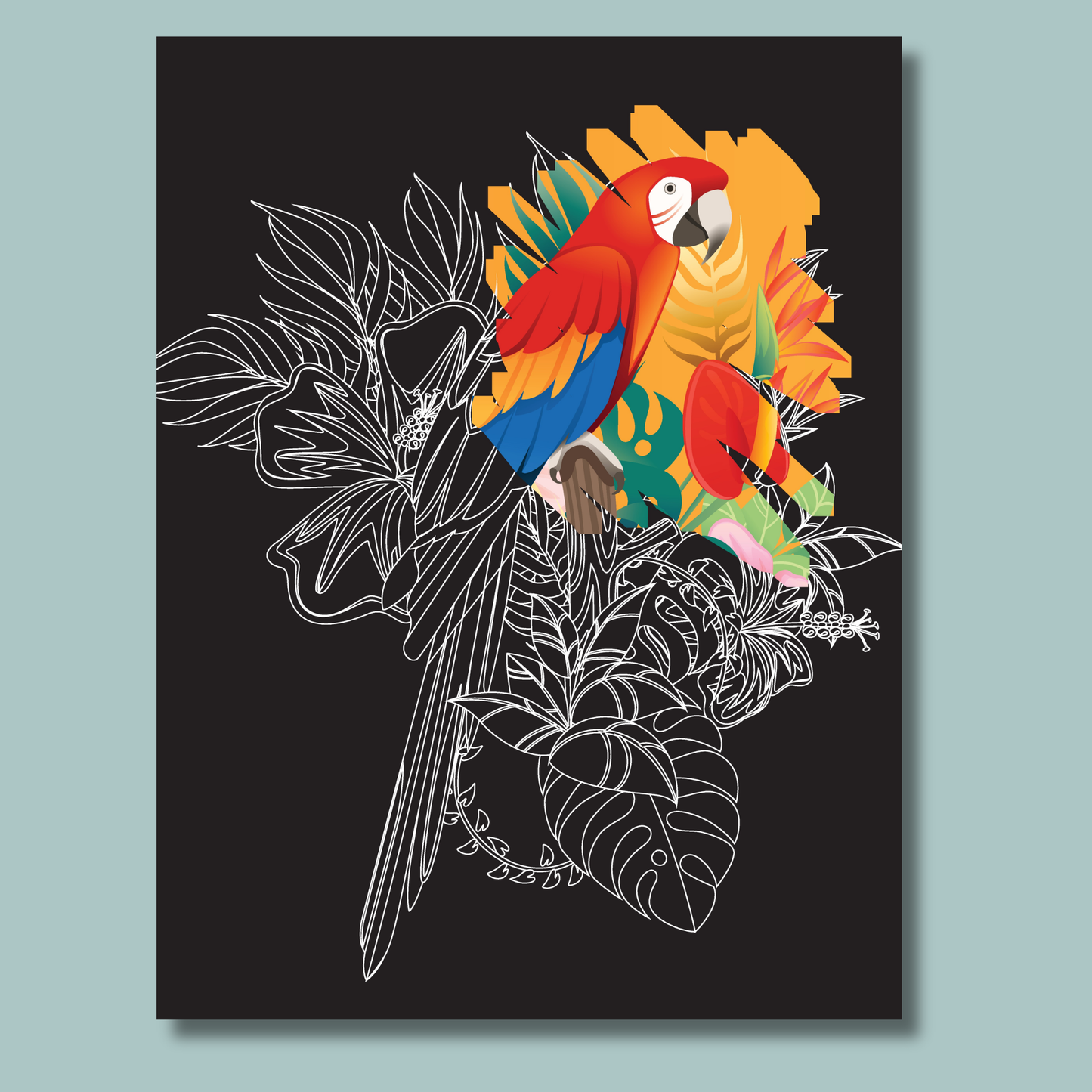 Jungle Dreams Colour and Scratch Kit