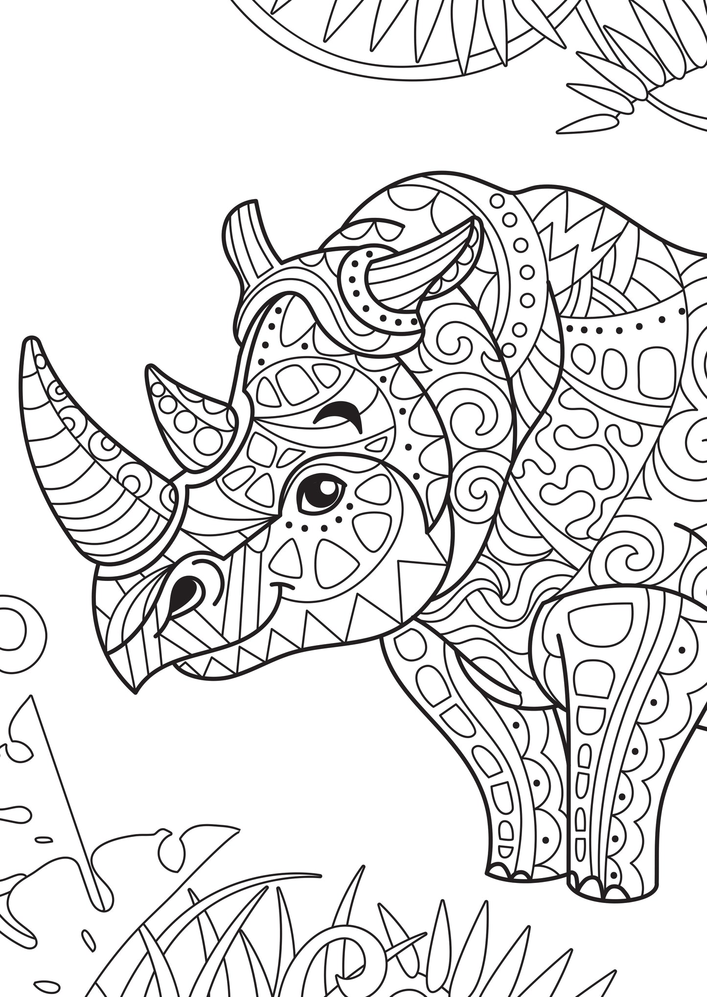 Jungle Dreams Colouring Book
