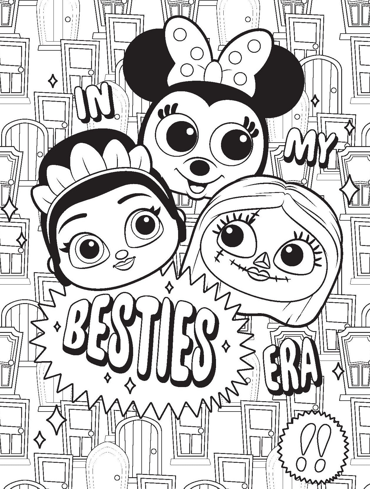 Disney Doorables Colour and Scratch Book