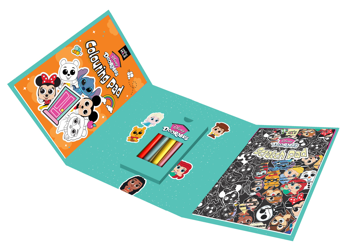 Disney Doorables Colour and Scratch Book