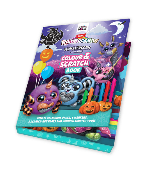 Rainbocorns Monstercorn Surprise Colour and Scratch Book