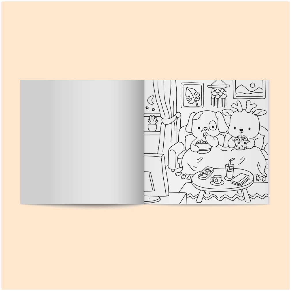 Snug Life: A Cosy Colouring Book