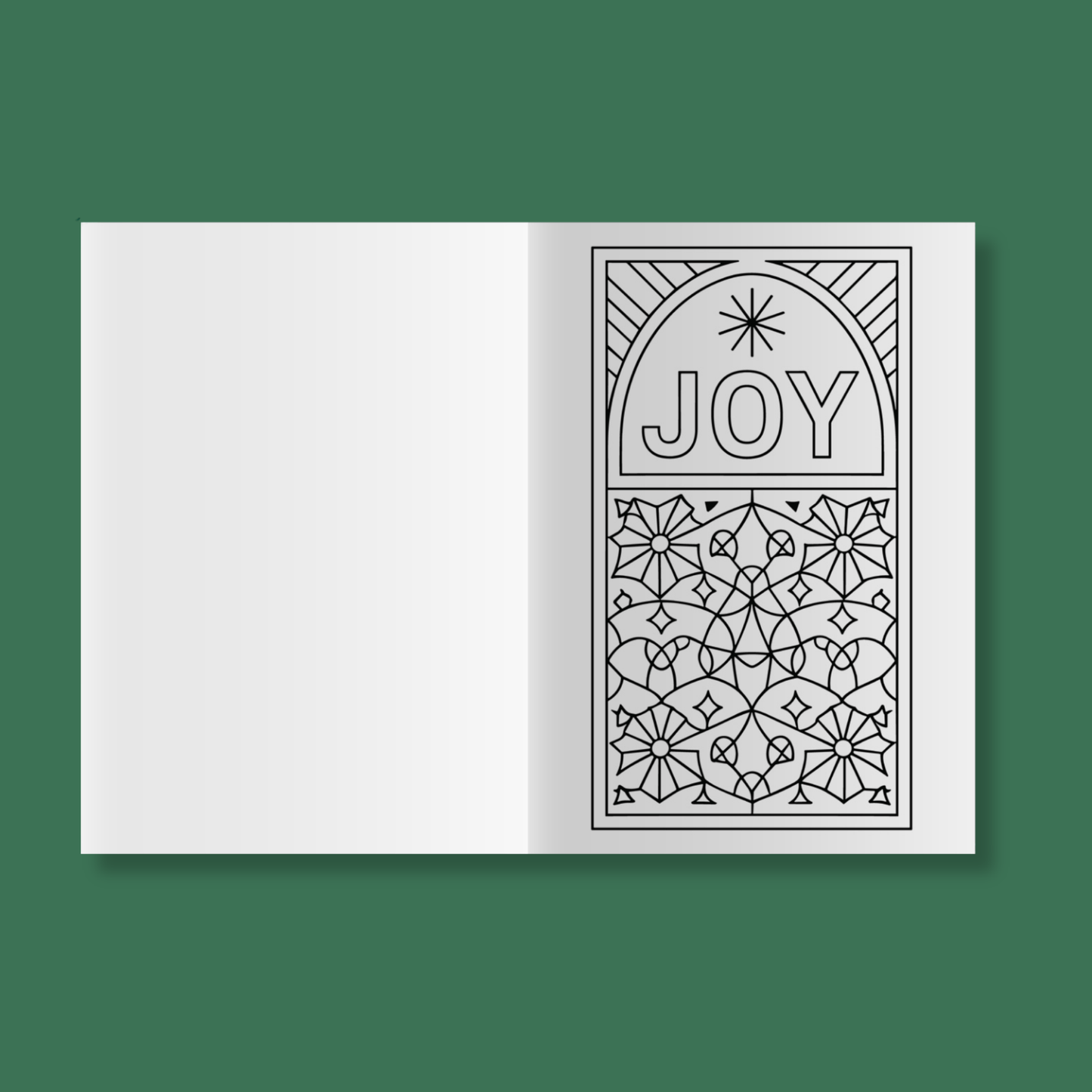 Merry & Bright Colouring Book