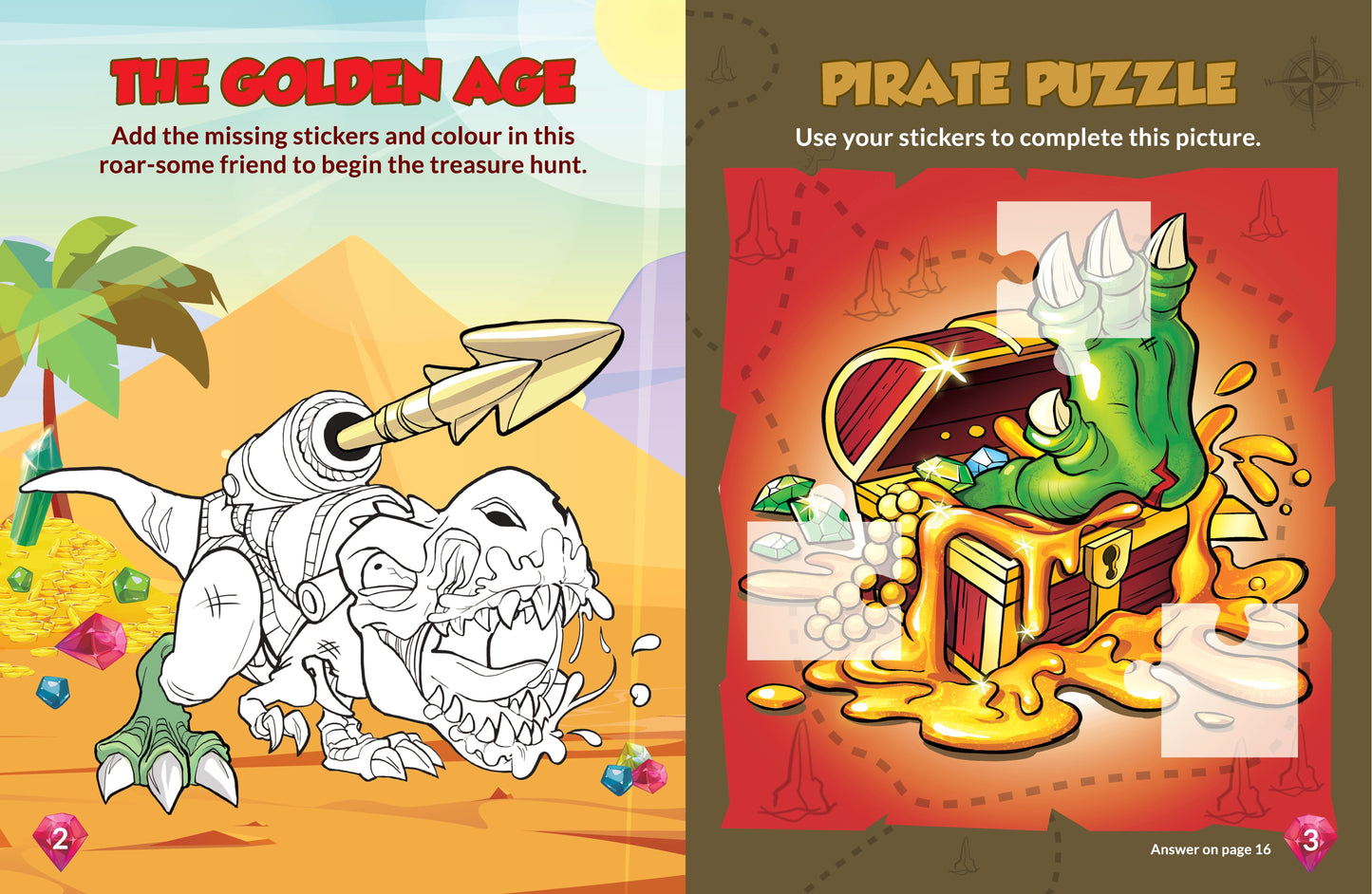 Smashers Sticker Activity Book: Gold Treasure Hunt