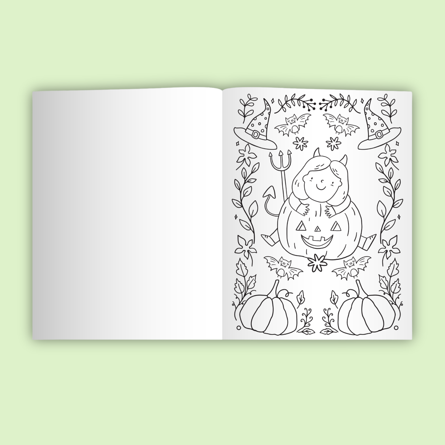 Happy Halloween Colouring Book