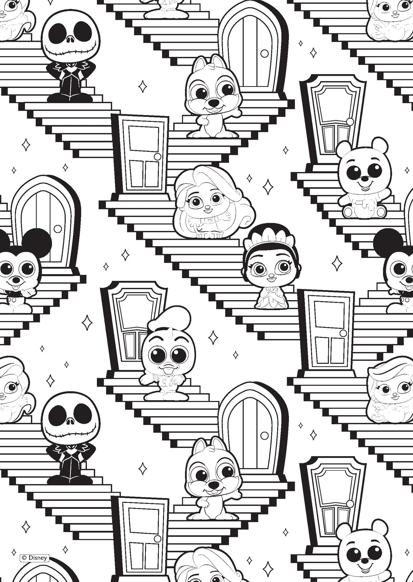 Disney Doorables Colouring Book