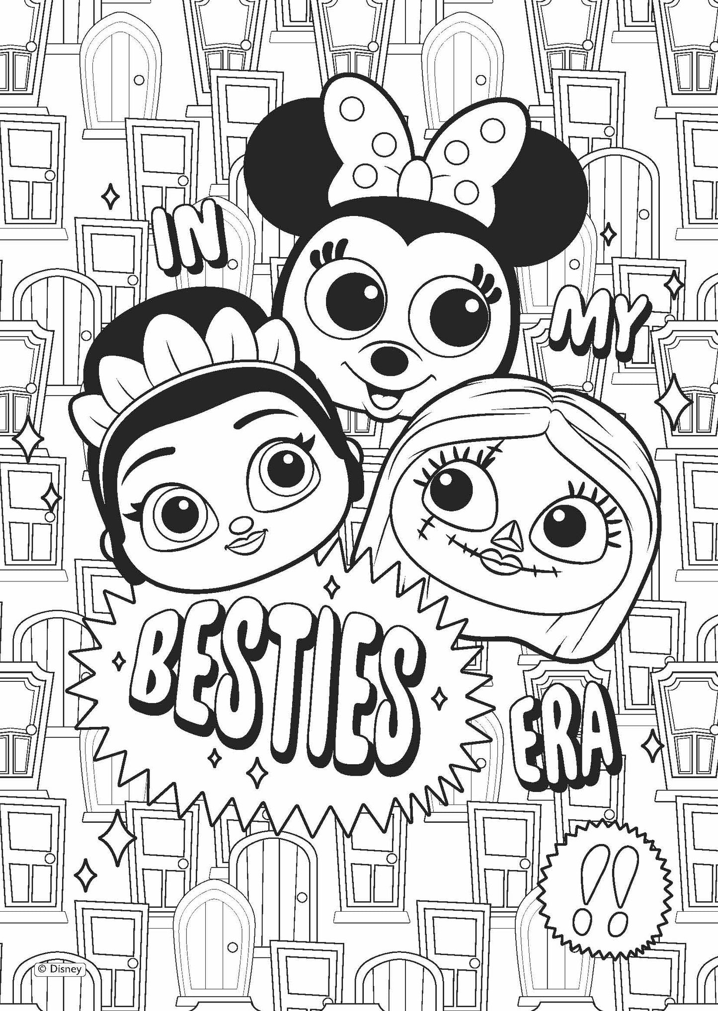 Disney Doorables Colouring Book