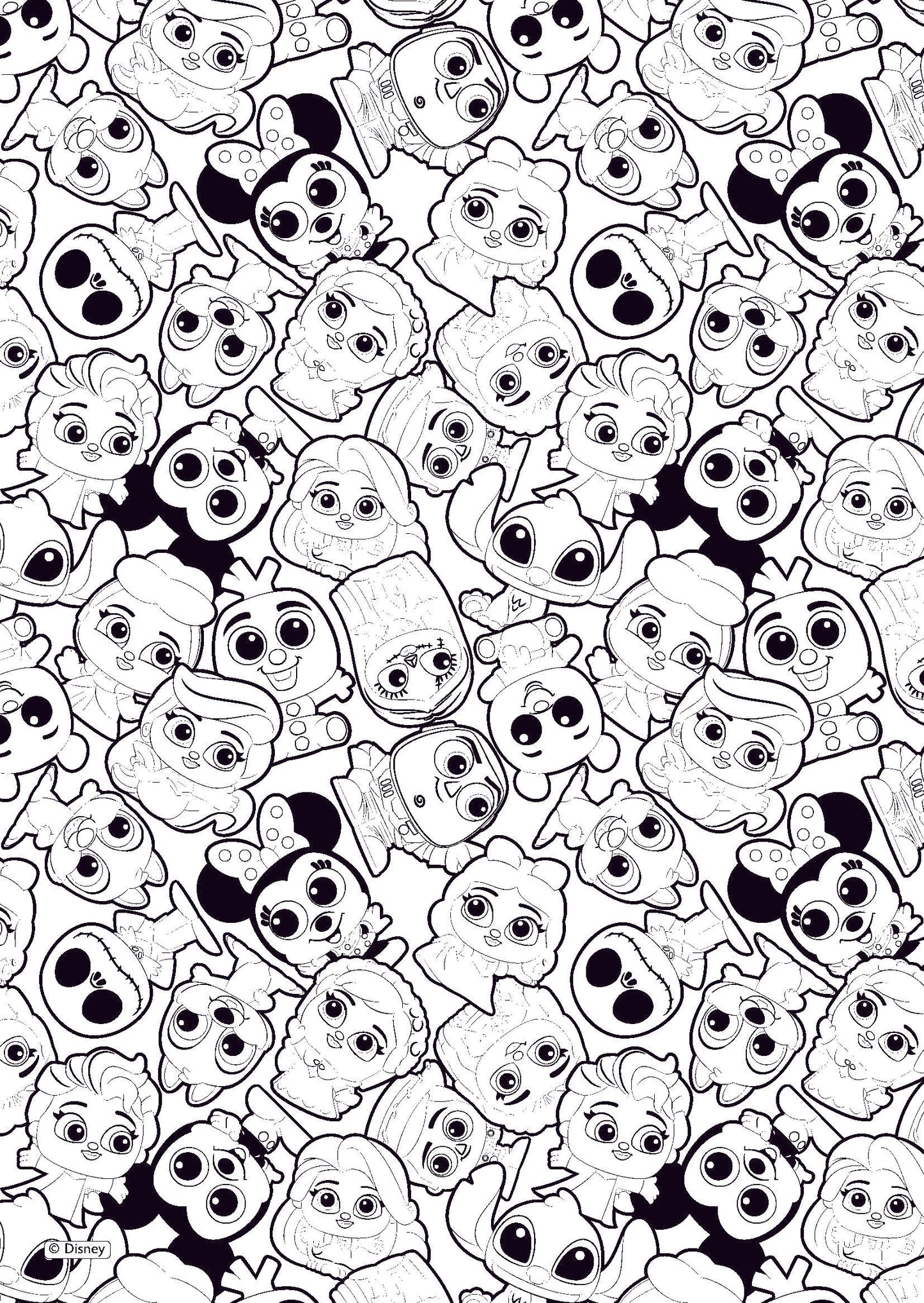 Disney Doorables Colouring Book