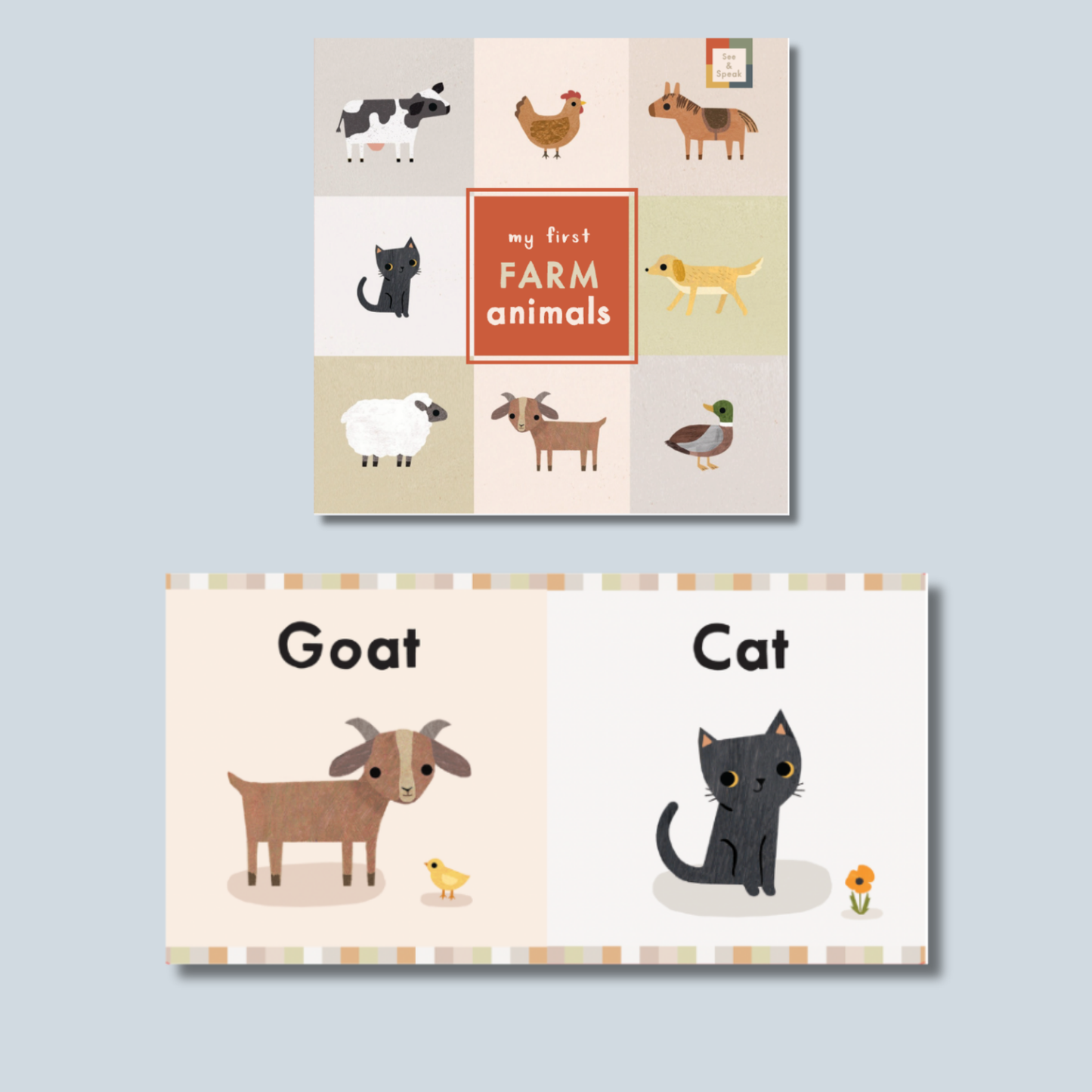 See & Speak My First Animal 4 Book Slipcase by Sarah Lock