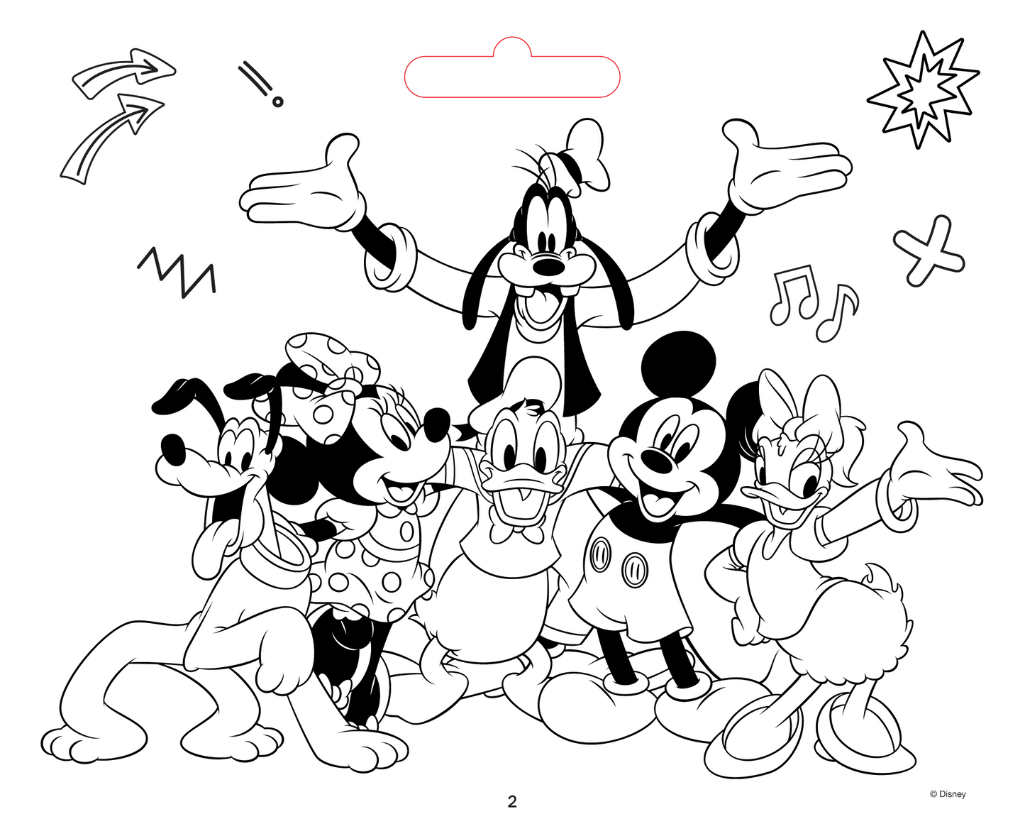 Disney Jr Mickey Mouse Clubhouse Giant Activity Pad