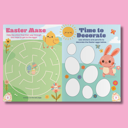 Hoppy Easter Sticker Activity Book