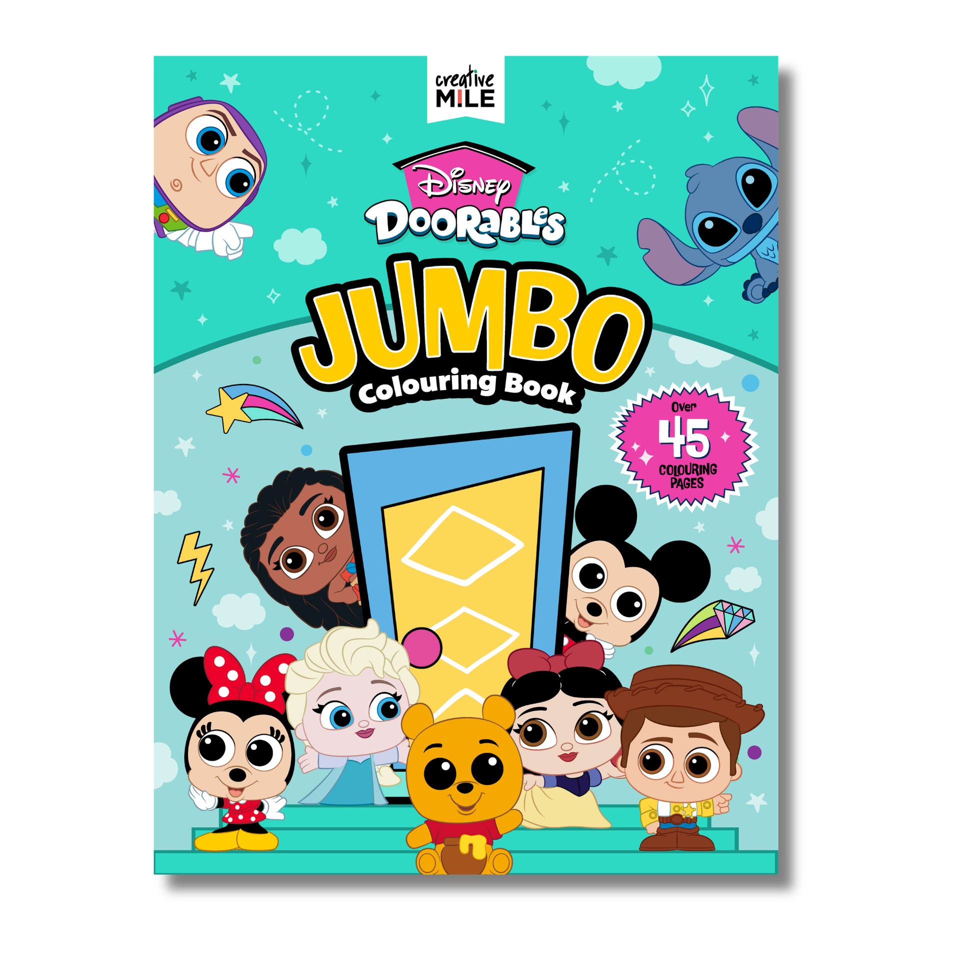 Disney Doorables Jumbo Colouring Book – Five Mile Press