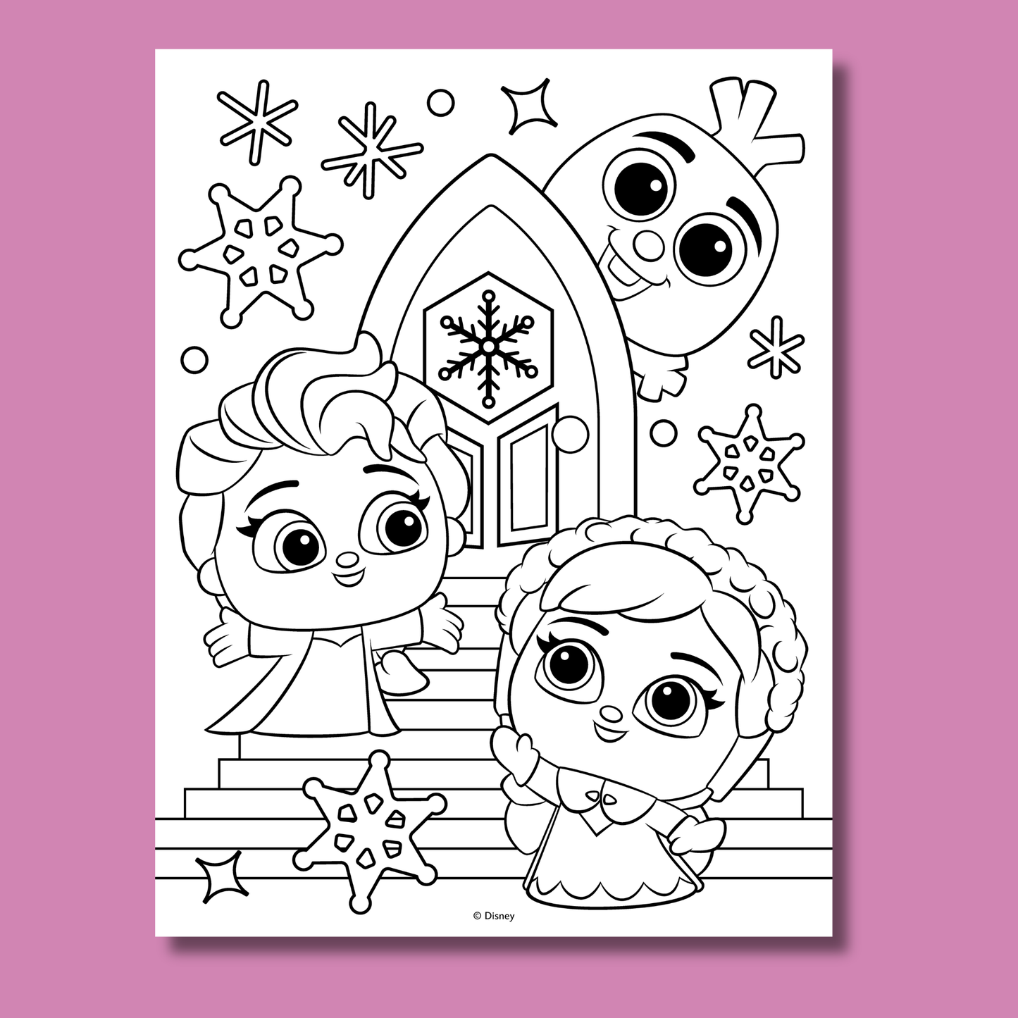 Disney Doorables Jumbo Colouring Book