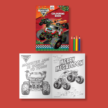 Monster Jam Merry Crushmas Activity Pack