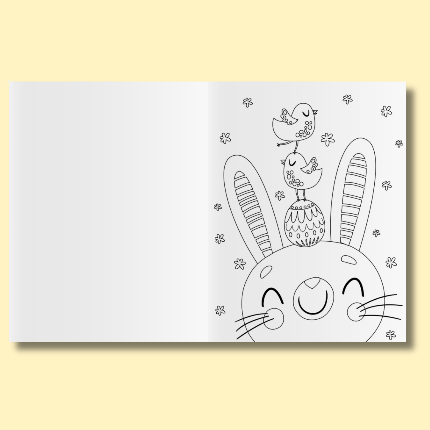 Easter Bunnies Colouring Book