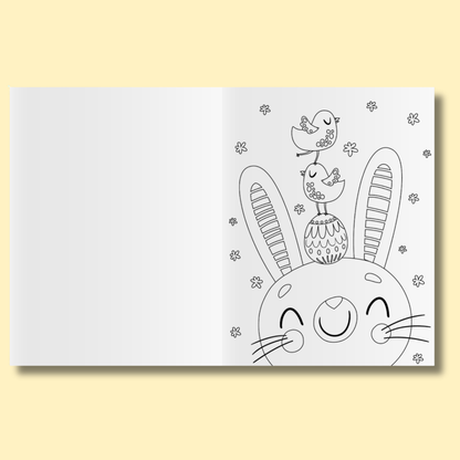 Easter Bunnies Colouring Book