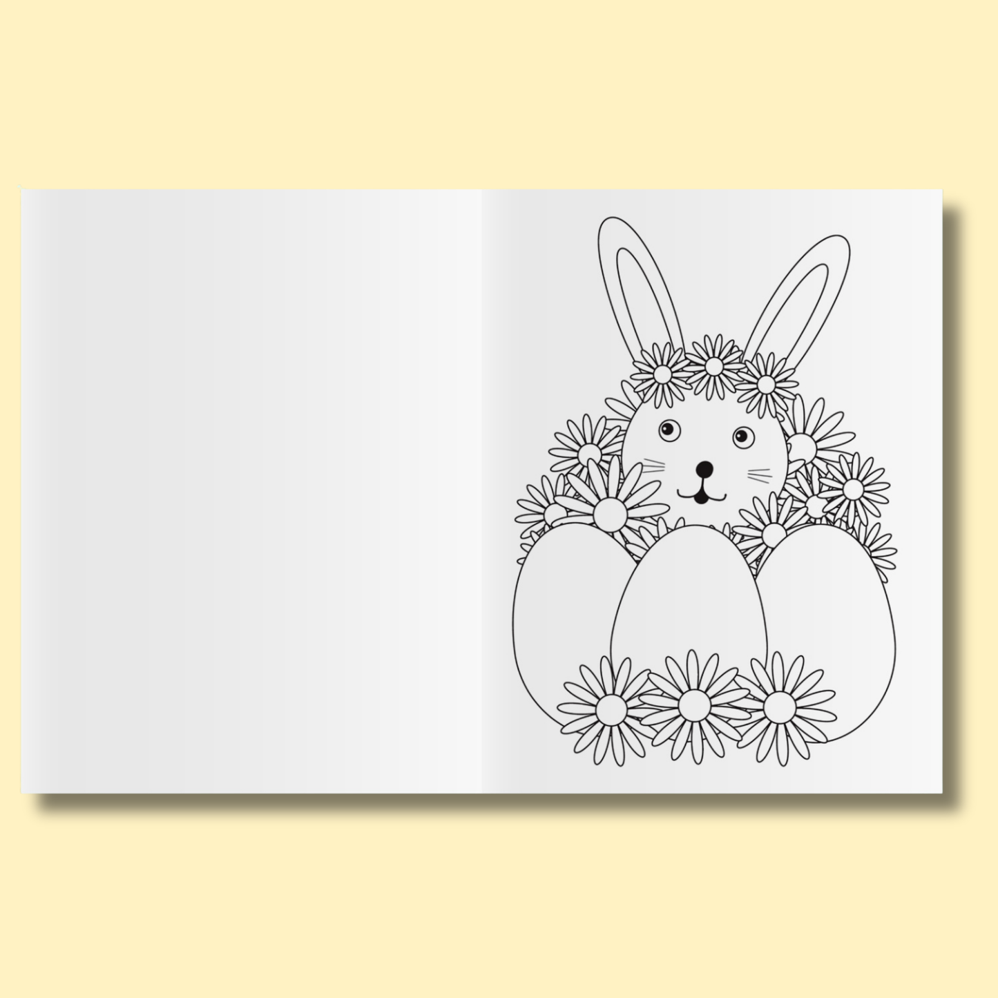Easter Bunnies Colouring Book