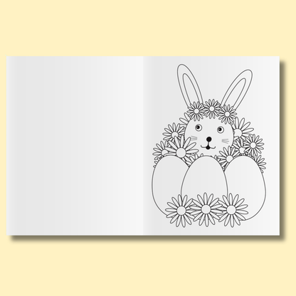 Easter Bunnies Colouring Book