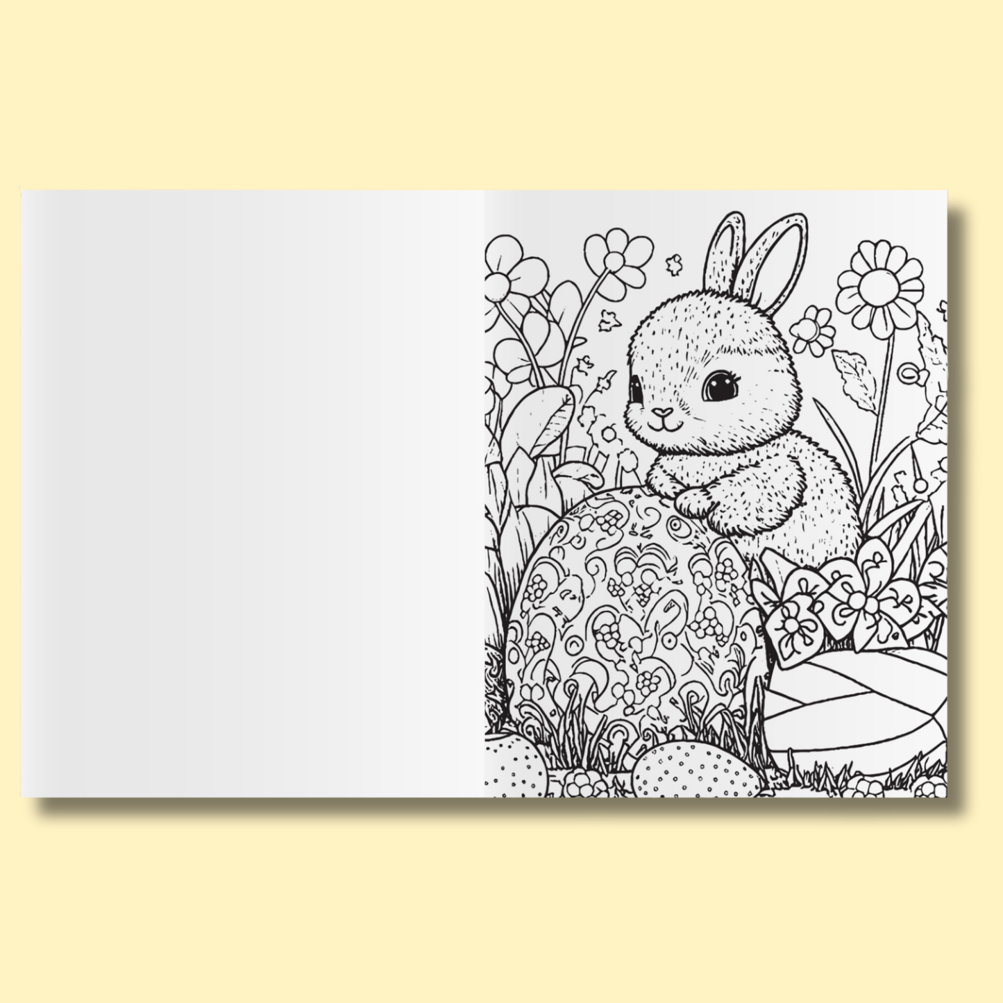 Easter Bunnies Colouring Book