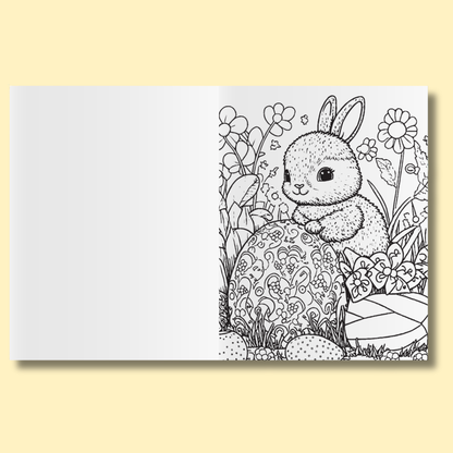 Easter Bunnies Colouring Book