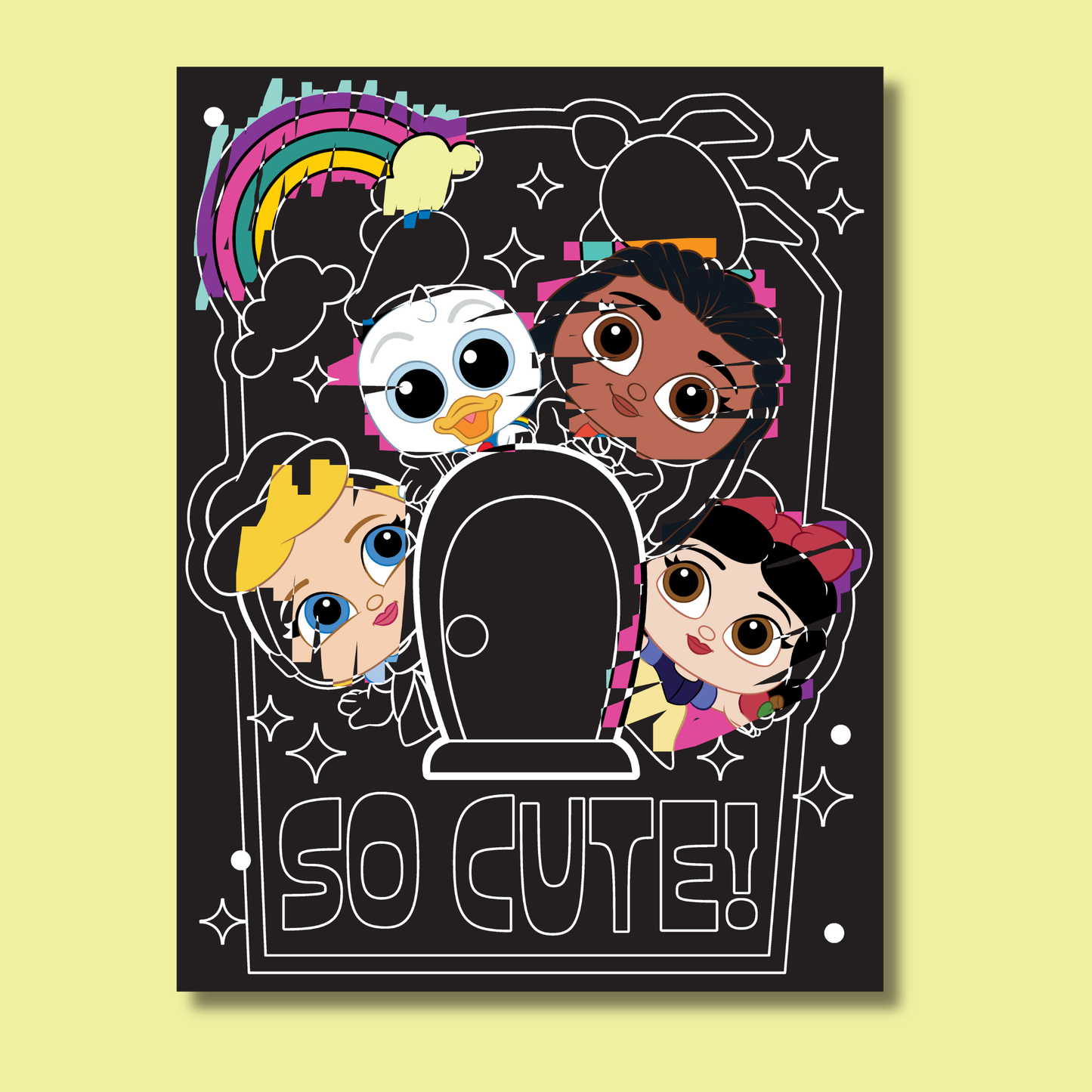 Disney Doorables Colour and Scratch Book