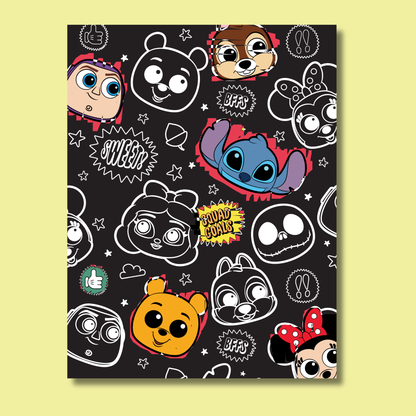 Disney Doorables Colour and Scratch Book