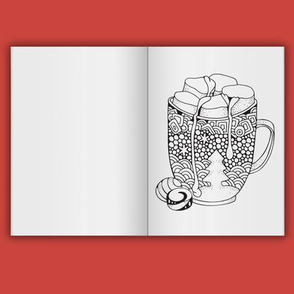 Cosy Christmas Colouring Book
