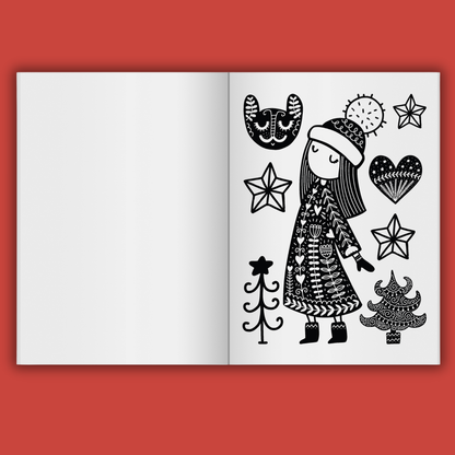 Cosy Christmas Colouring Book