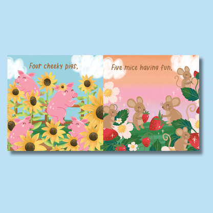1-2-3 Count Along Adventure Garden Harvest by Christie Williams