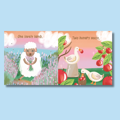 1-2-3 Count Along Adventure Garden Harvest by Christie Williams