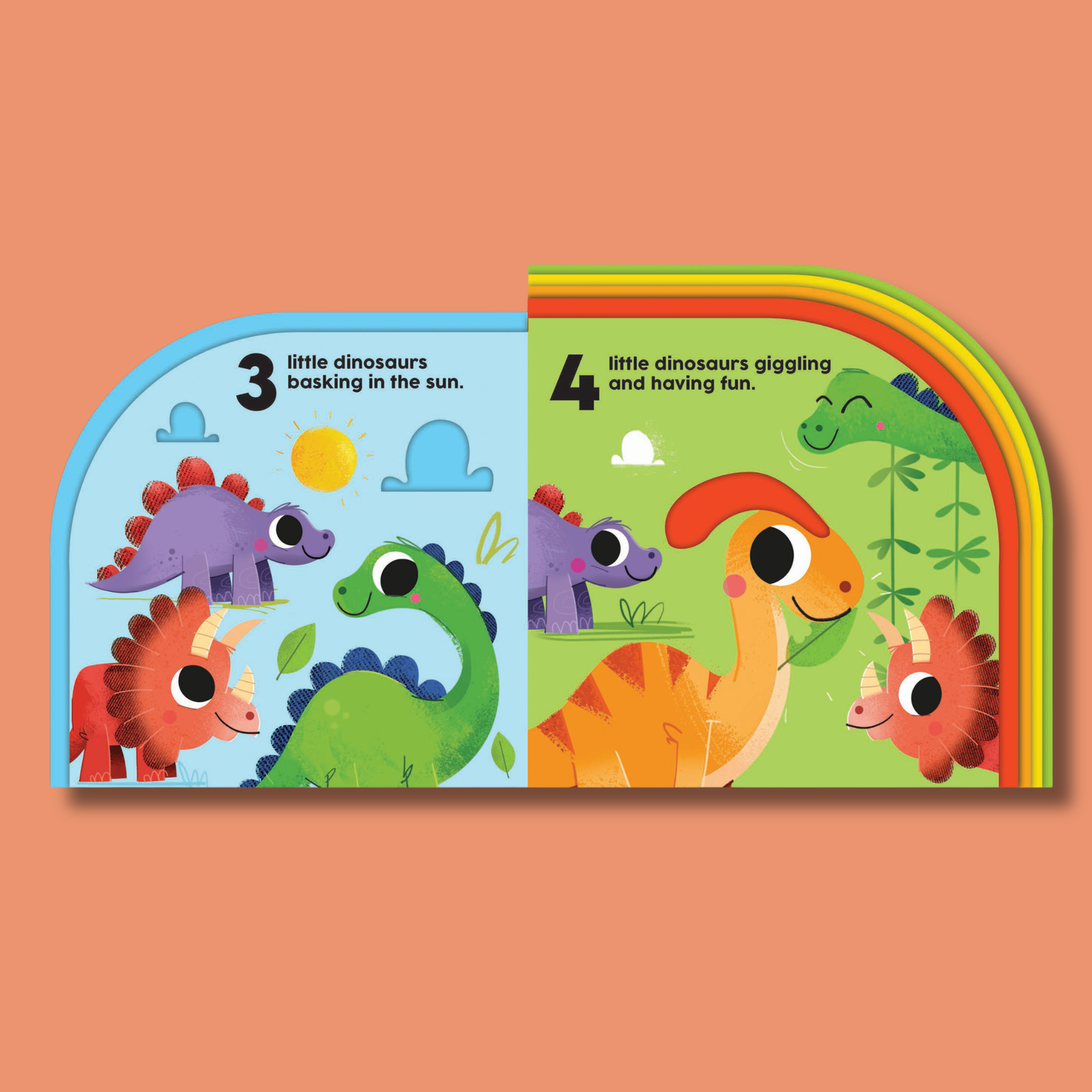 1-2-3 Count with Me: 10 Little Dinosaurs